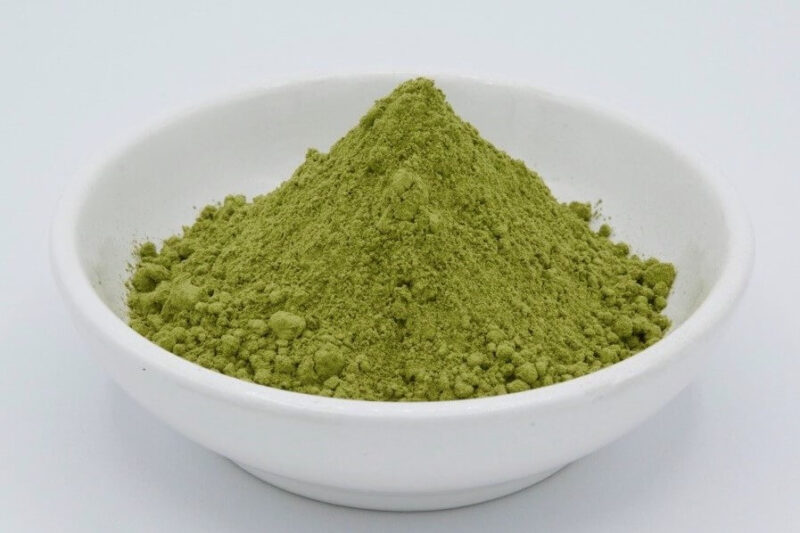 Green malay kratom powder