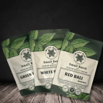 Small batch kratom powder packets