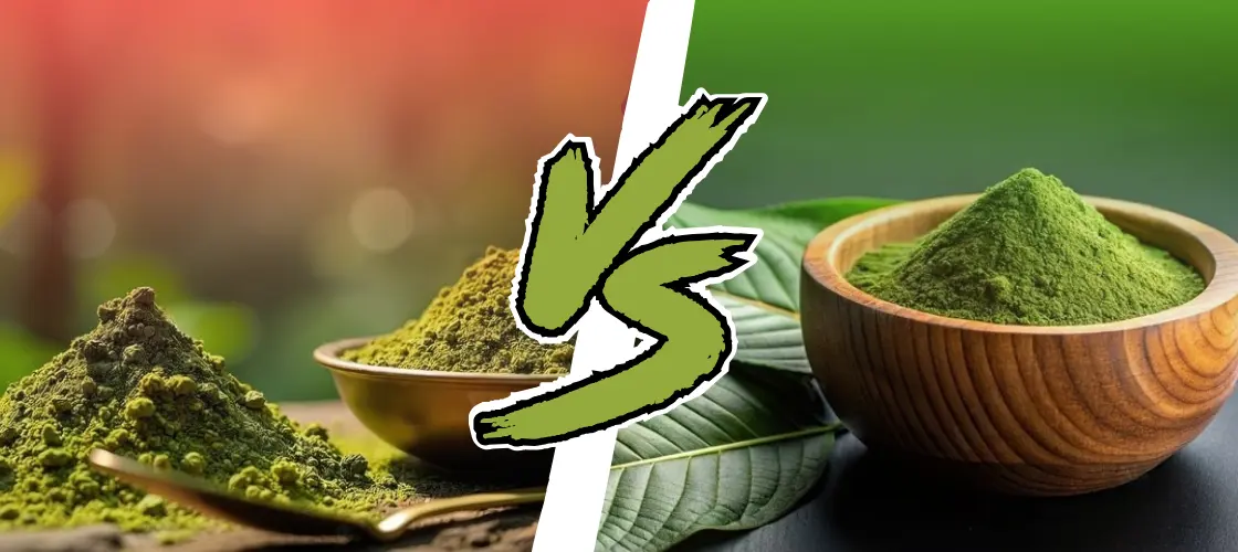 red vs green kratom