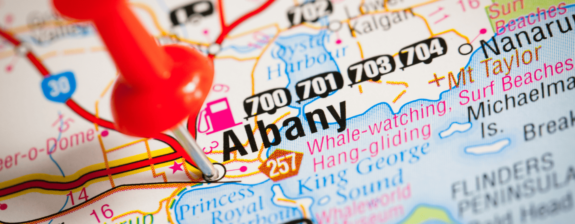 albany map