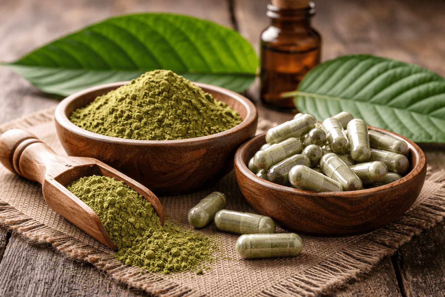 Kratom Capsules vs Powder Kratom powder vs capsules