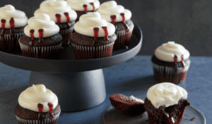Red Velvet Vampire Cupcakes
